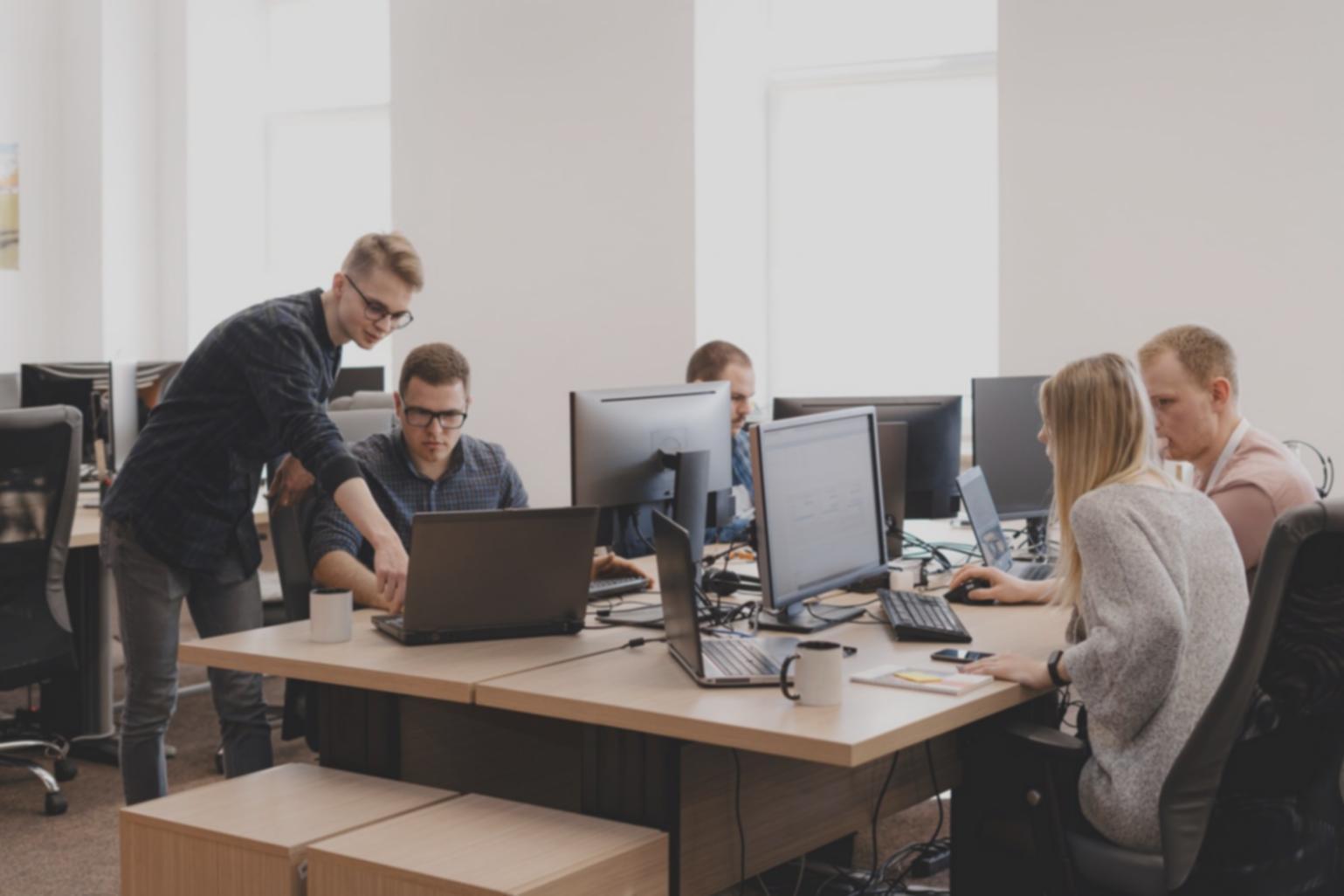 Environnement professionnel moderne